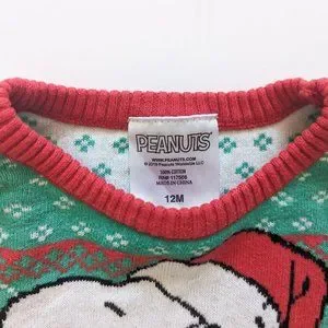 Peanuts | Shirts & Tops | Peanuts Snoopy Woodstock Christmas Ugly ...